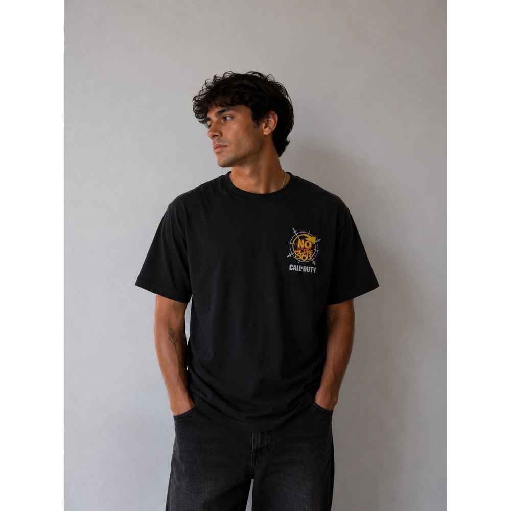 Activision Call of Duty Mens Graphic T Shirt XL Black No Scope 360 Gamer NWT